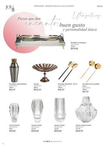 家具目录 Joy: Tendencia Sunset - Colección Primavera Verano 2022 第 18 页