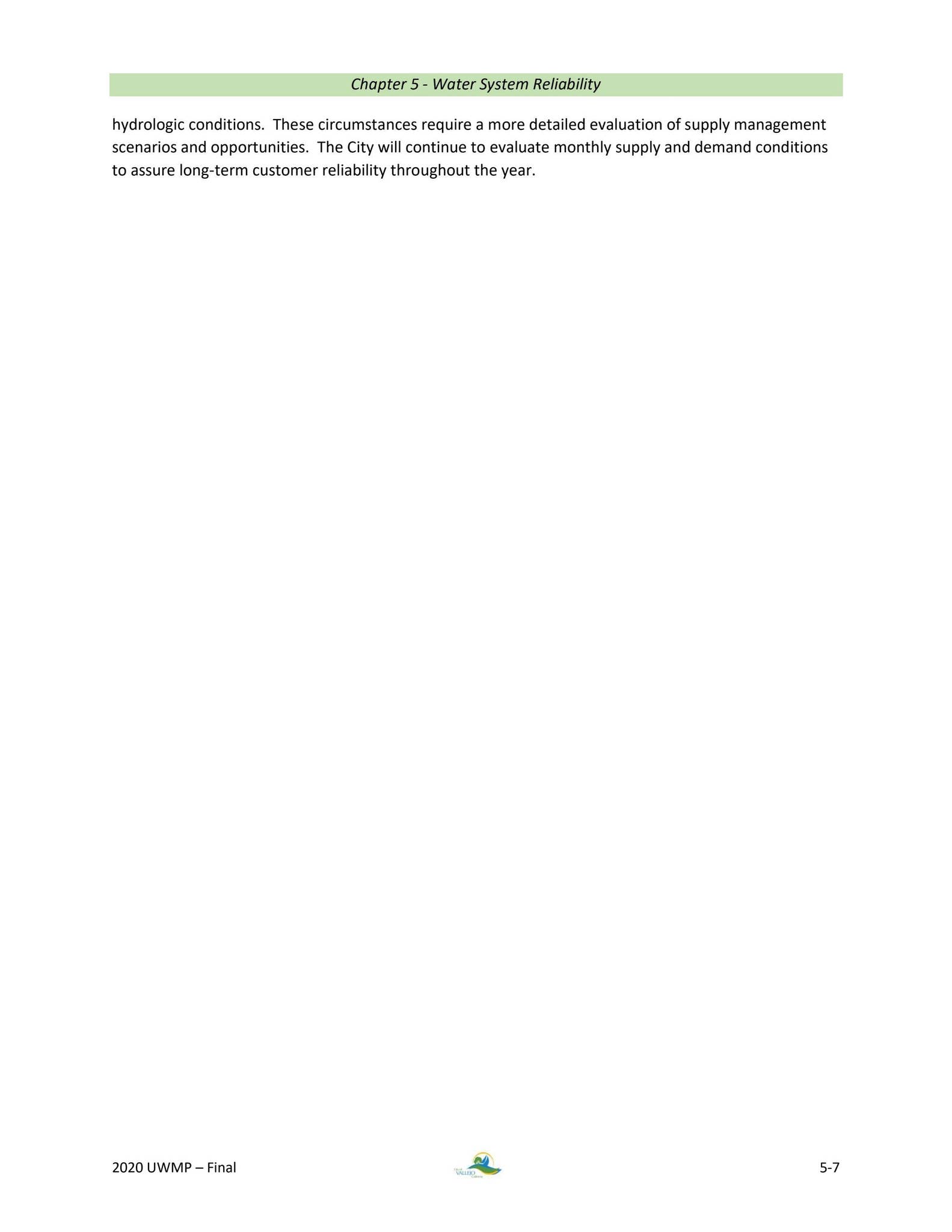 2020 Urban Water Management Plan by cityofvallejo - Issuu
