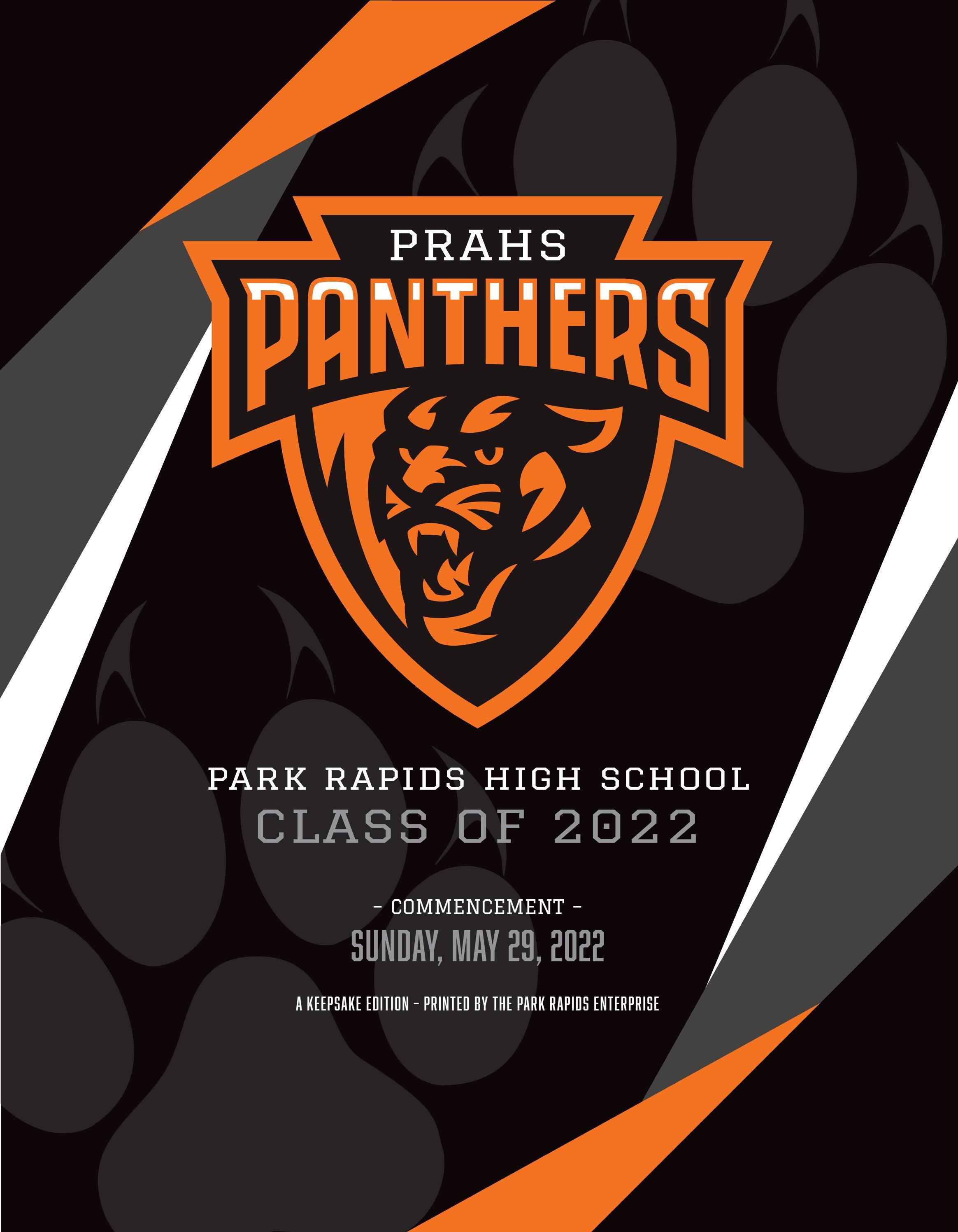 Panther Graduation Class of 2022 by Park Rapids Enterprise Issuu