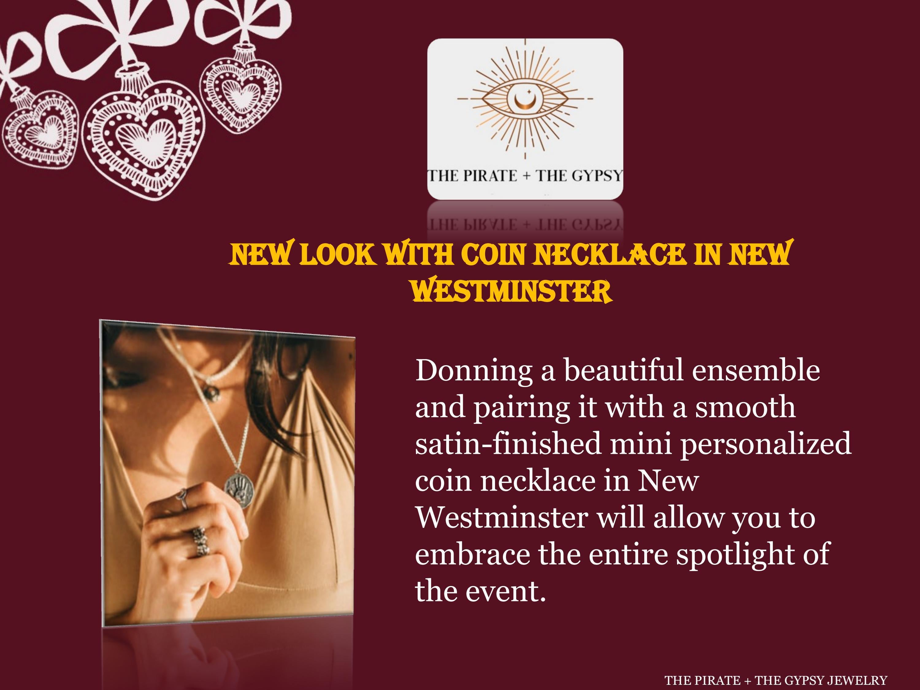 Buy A HightQuality Mini Personalized Coin Necklace In New Westminster by The Pirates And The