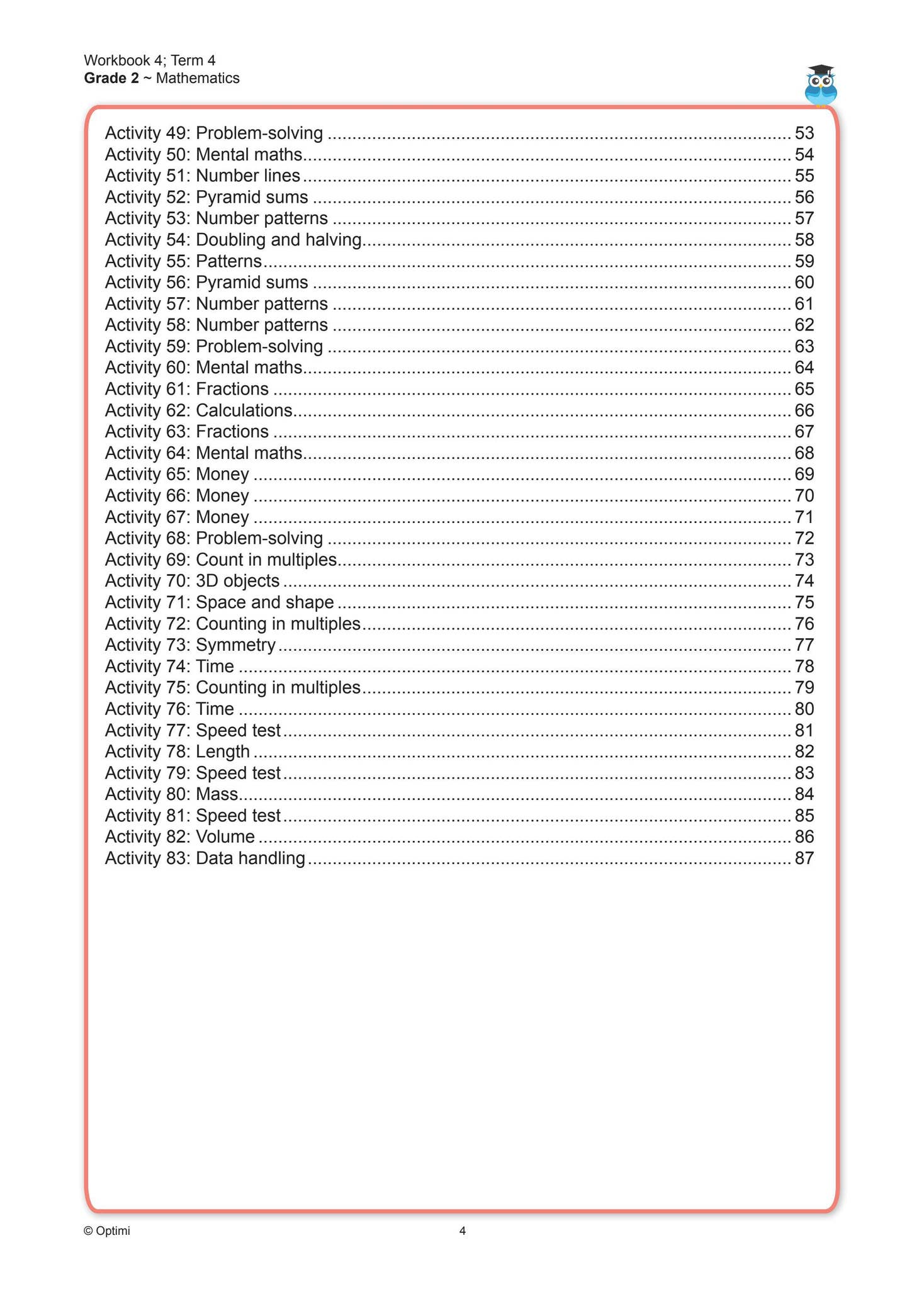 Mathematics Workbook 4 Term 4 Grade 2 by Impaq - Issuu