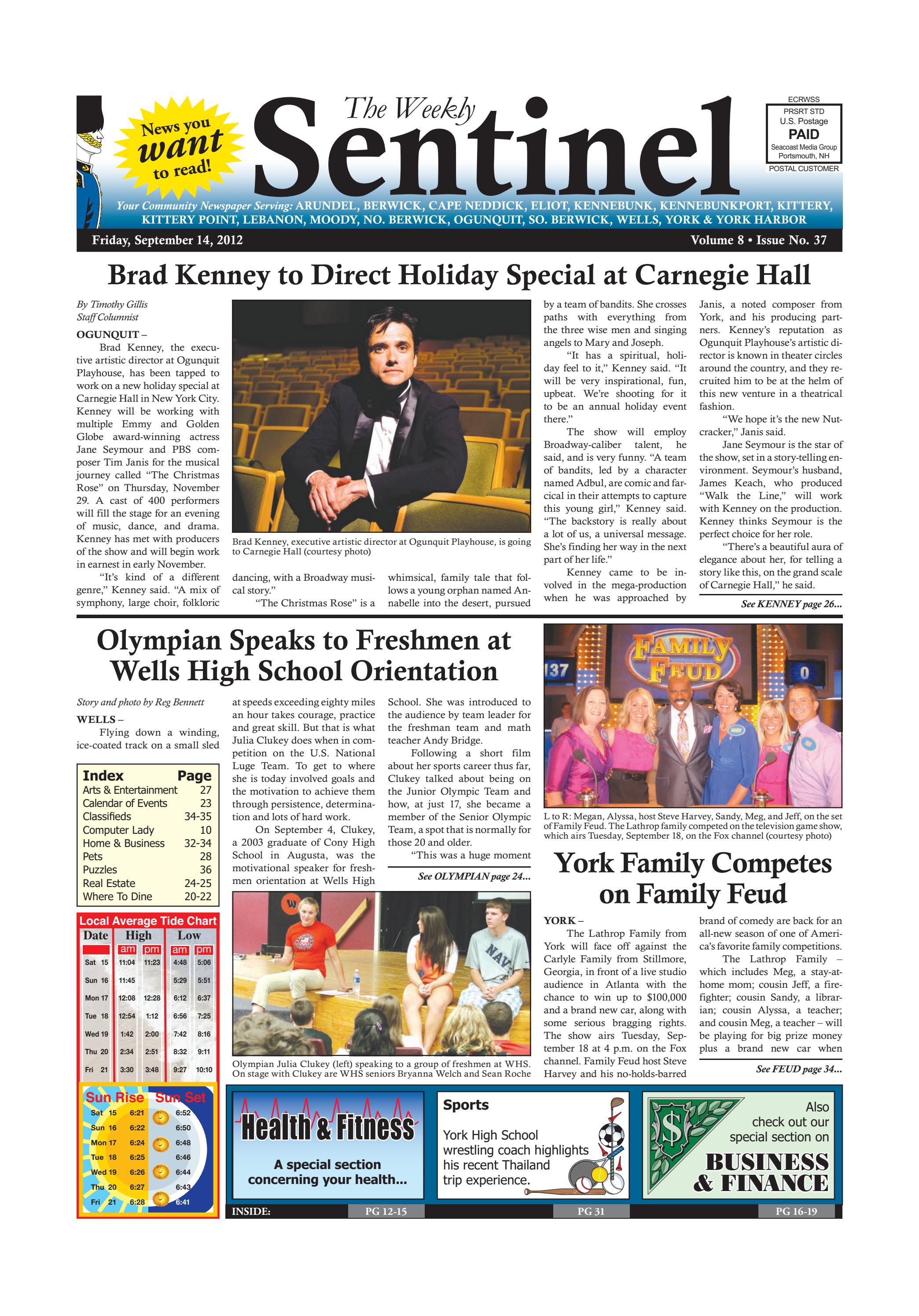 WS Sept. 14, 2012 by Weekly Sentinel Issuu