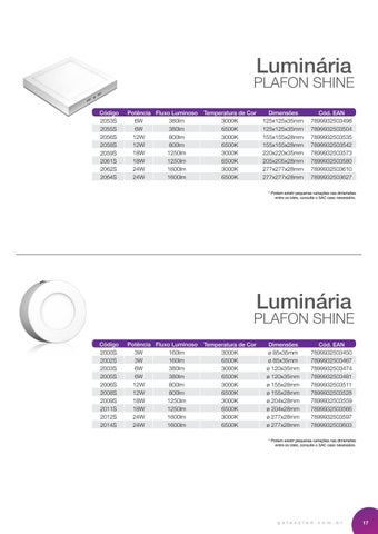 Traços Retos Iluminação Galaxy LED - 灯饰目录 2021 第 17 页