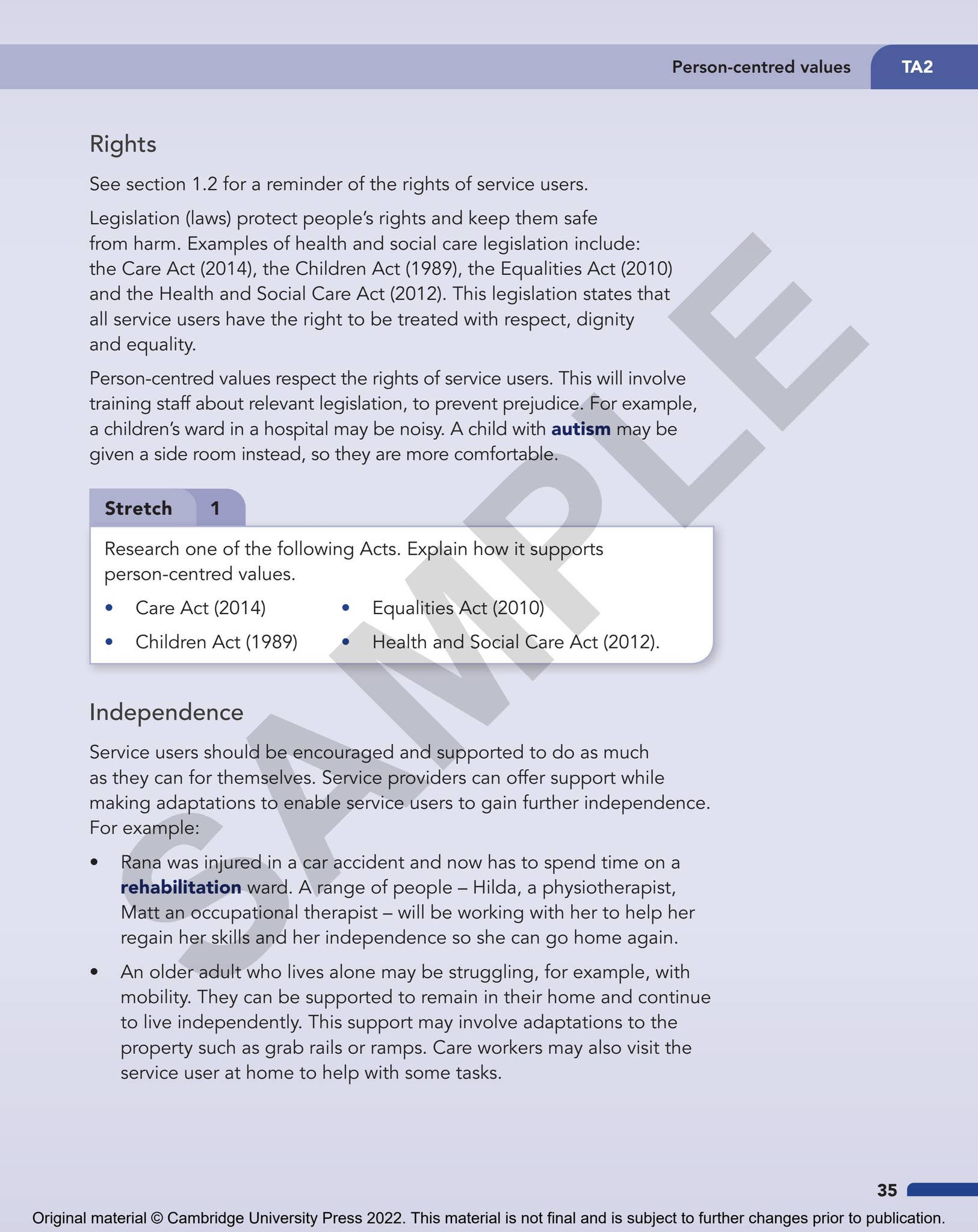 Cambridge Nationals - Health and Social Care Student Book by Cambridge ...