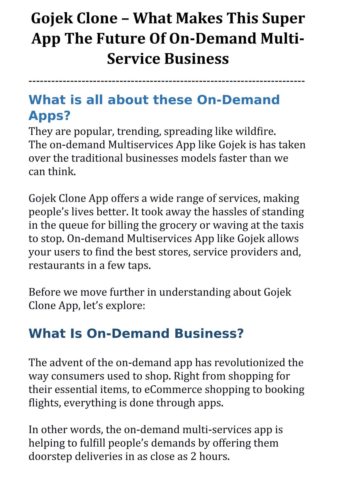 Gojek Clone – What Makes This Super App The Future Of On-Demand Multi ...