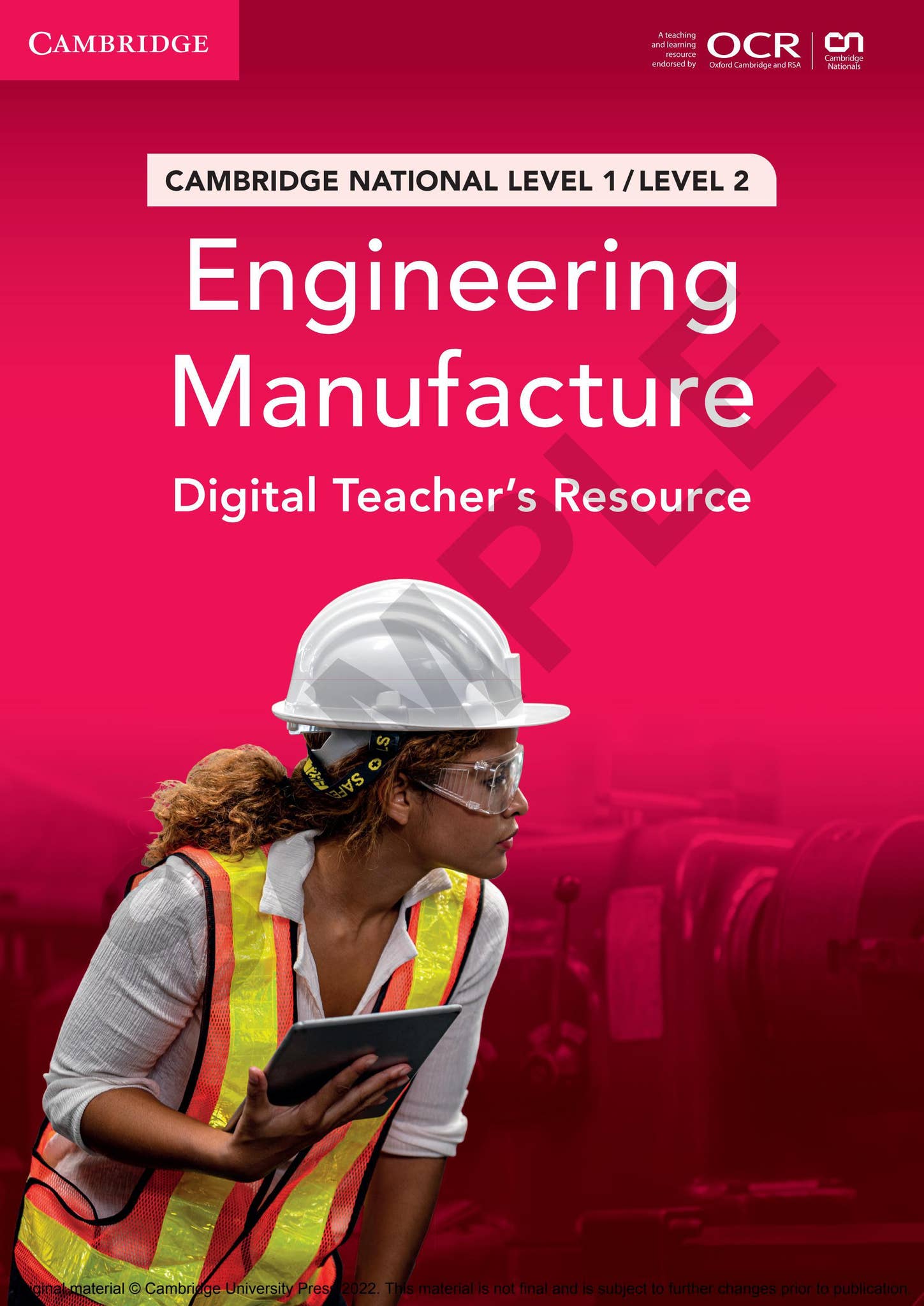Cambridge Nationals Engineering Manufacture TR Issuu Sample by ...