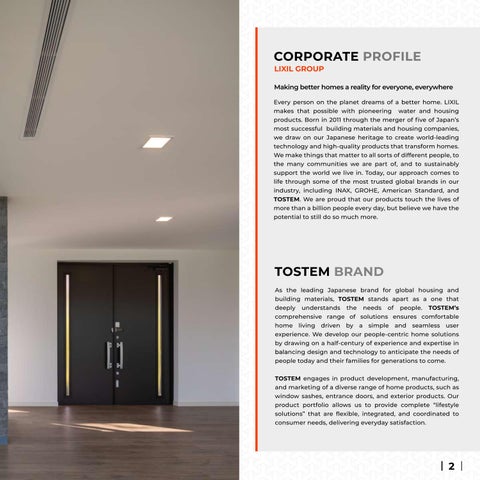 Tostem - Aluminium Doors × Windows System 第 3 页
