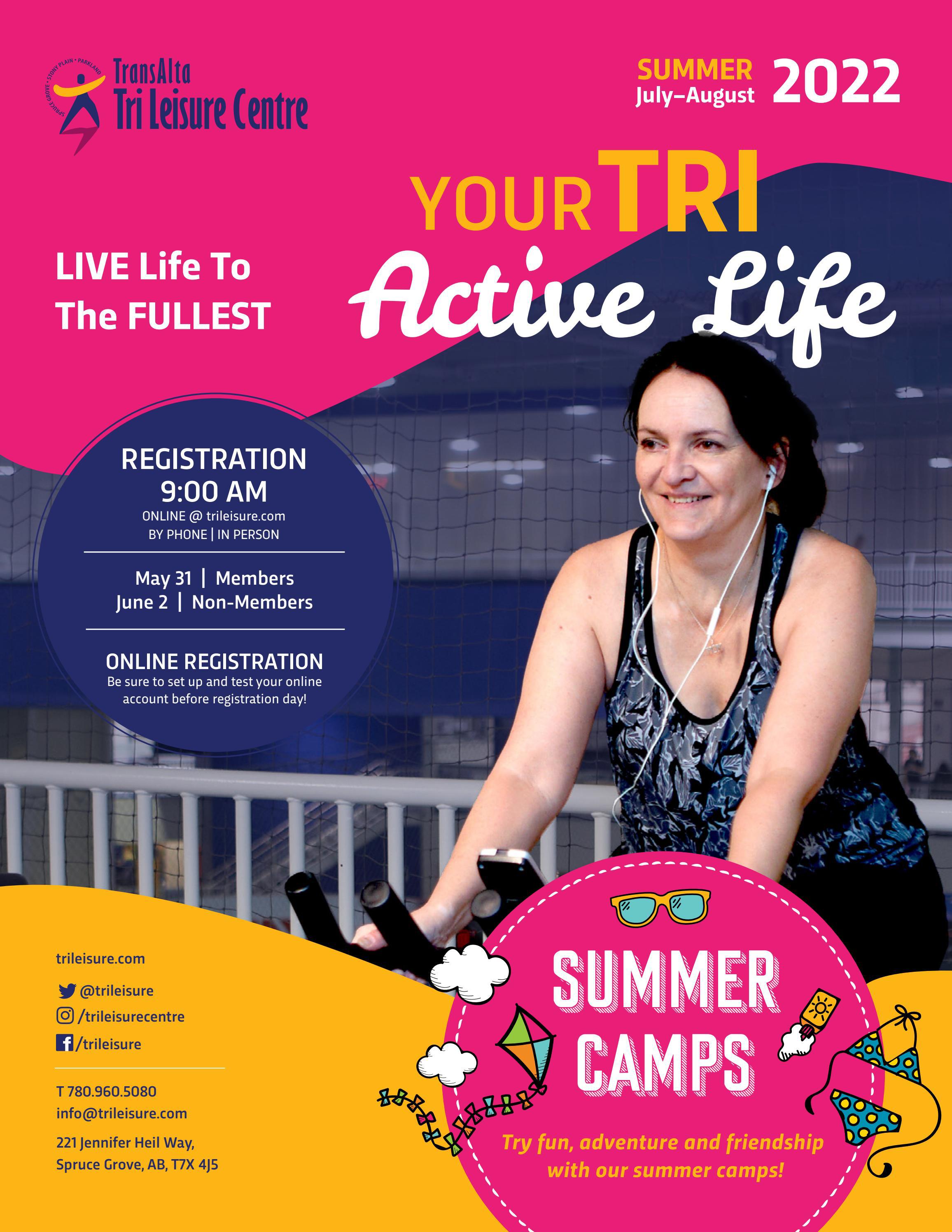 TLC Summer 2022 Program Guide by Tri Leisure Centre Issuu