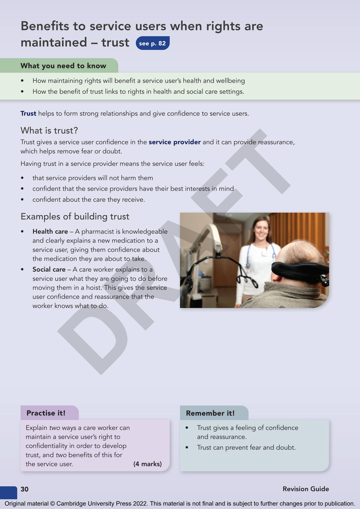 Cambridge Nationals Health and Social Care Revision Guide Issuu Sample ...