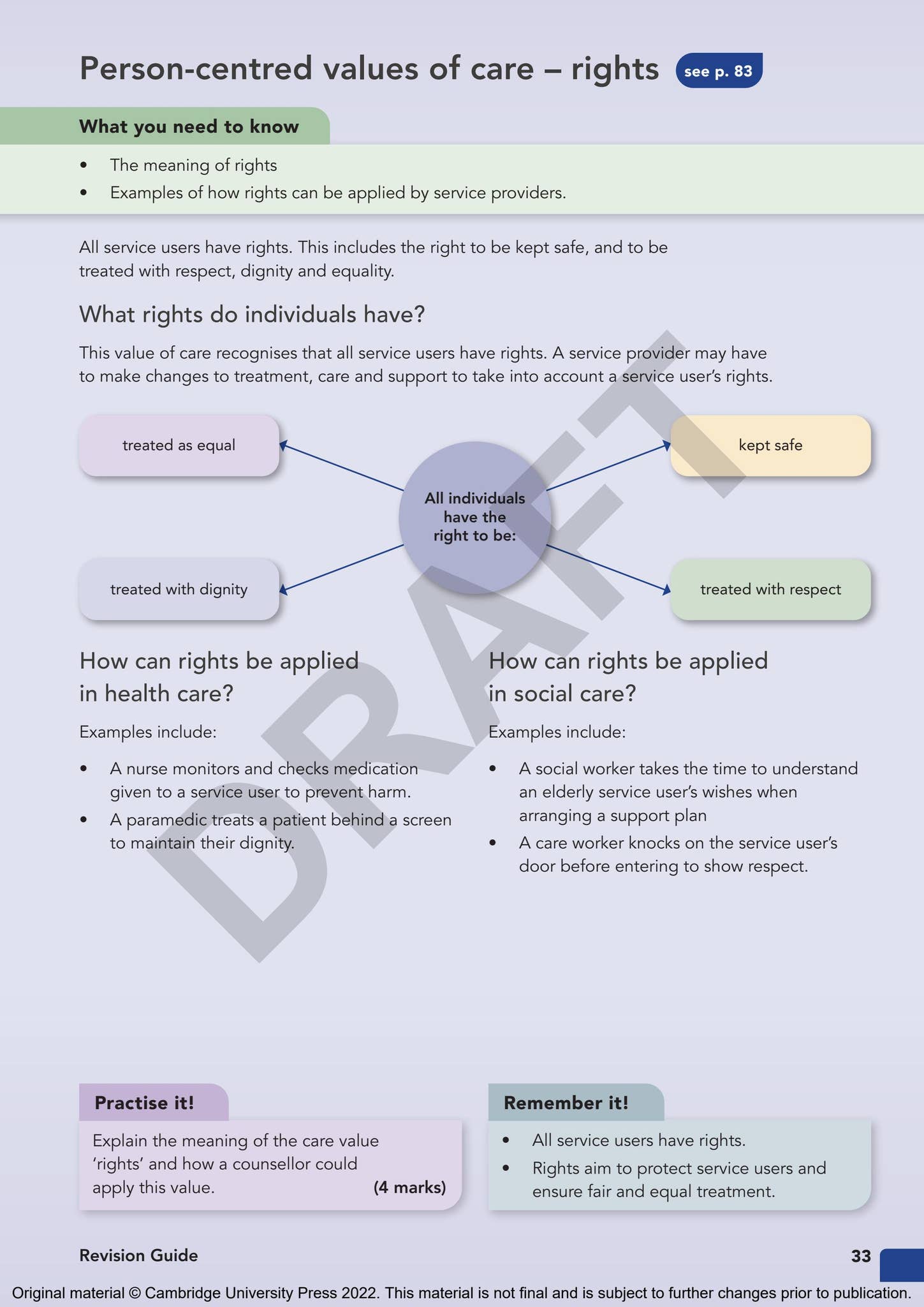 Cambridge Nationals Health and Social Care Revision Guide Issuu Sample ...