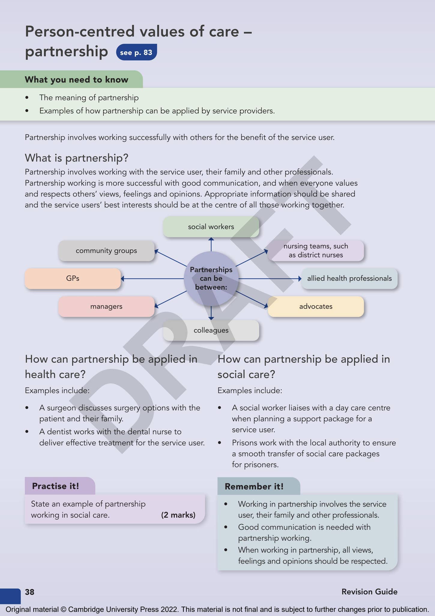 Cambridge Nationals Health and Social Care Revision Guide Issuu Sample ...