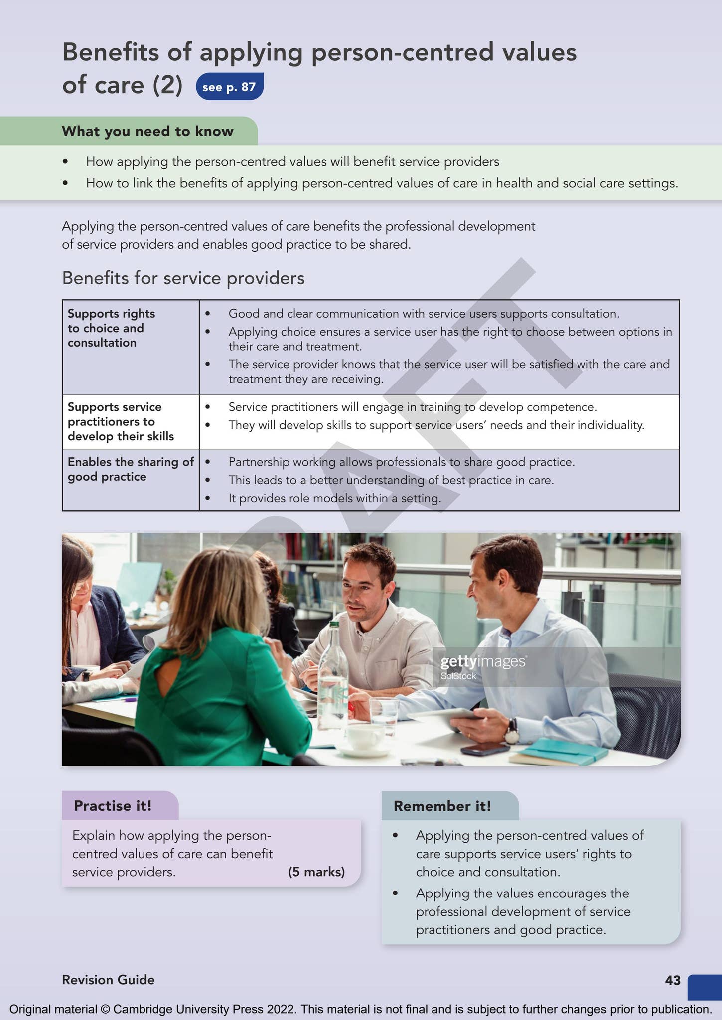 Cambridge Nationals Health and Social Care Revision Guide Issuu Sample ...