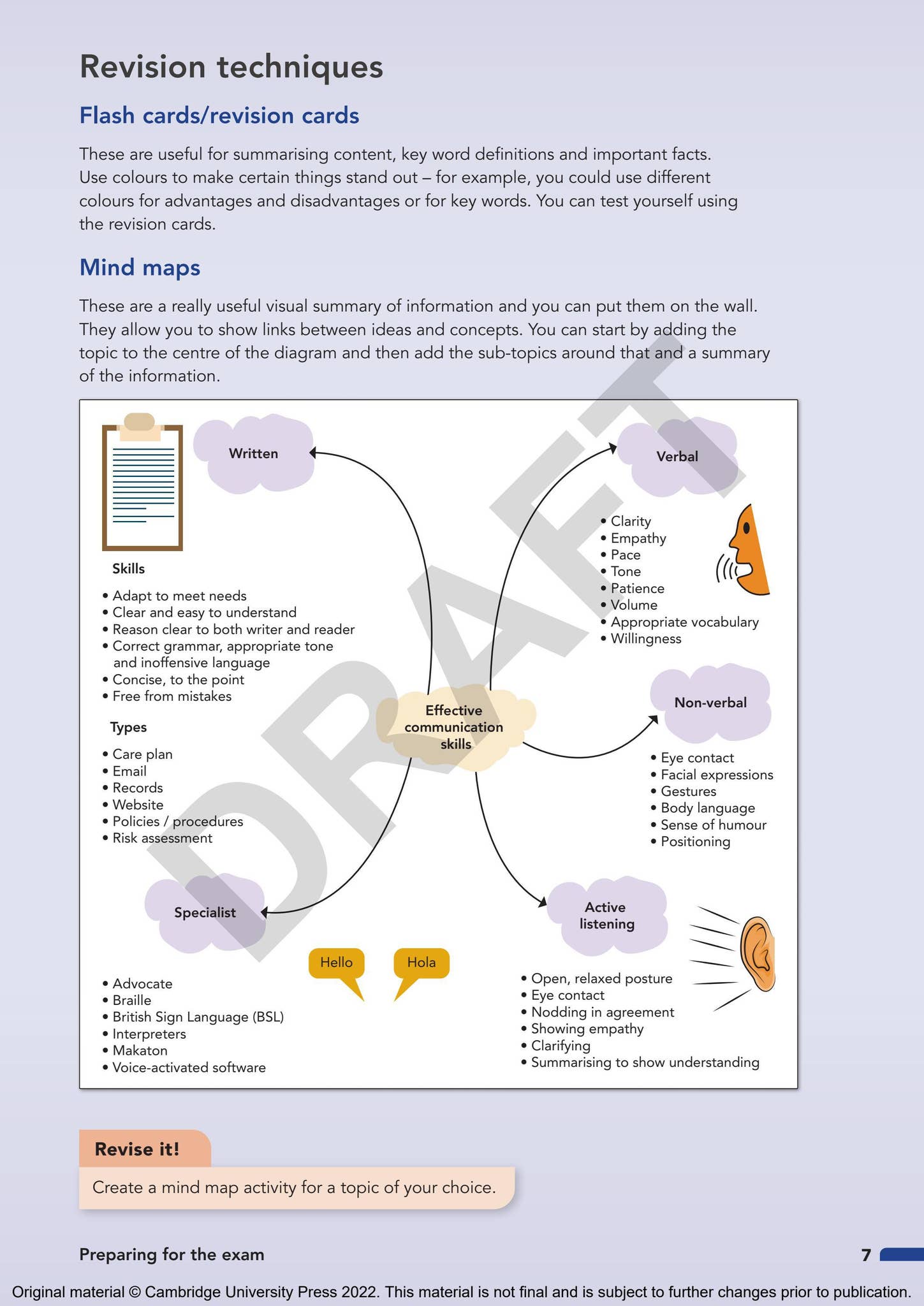 Cambridge Nationals Health and Social Care Revision Guide Issuu Sample ...