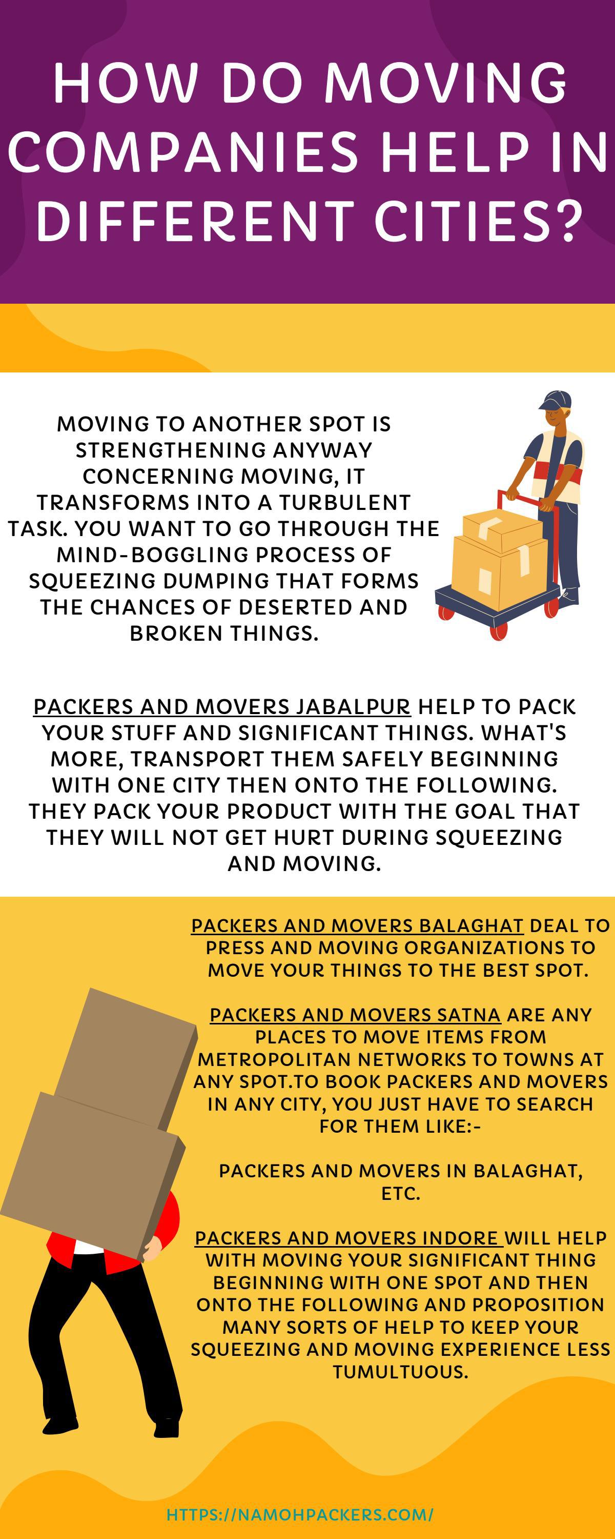 How Do Moving Companies Help In Different Cities? by Namoh Logistictips