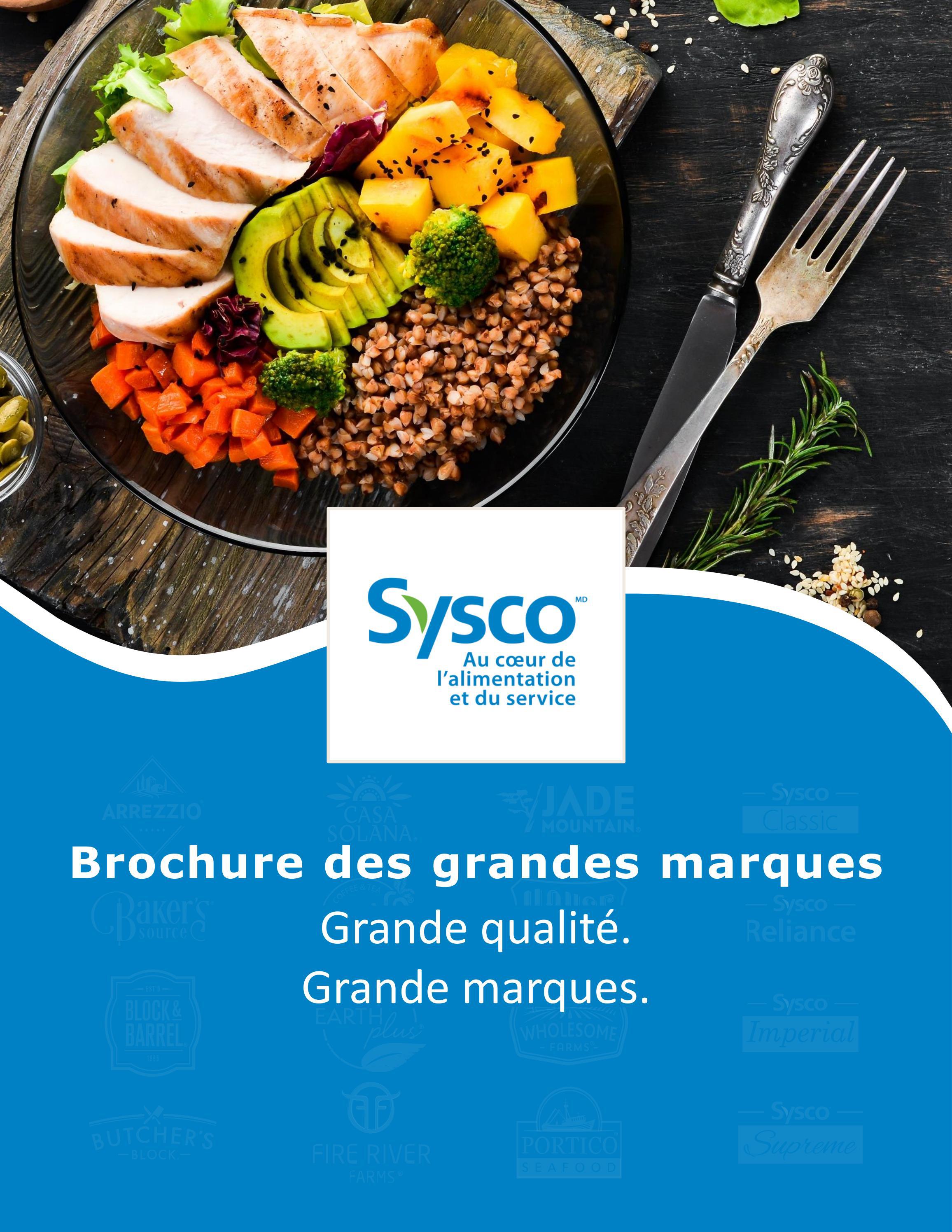 Sysco Leading Brands Brochure French by Sysco Canada Issuu
