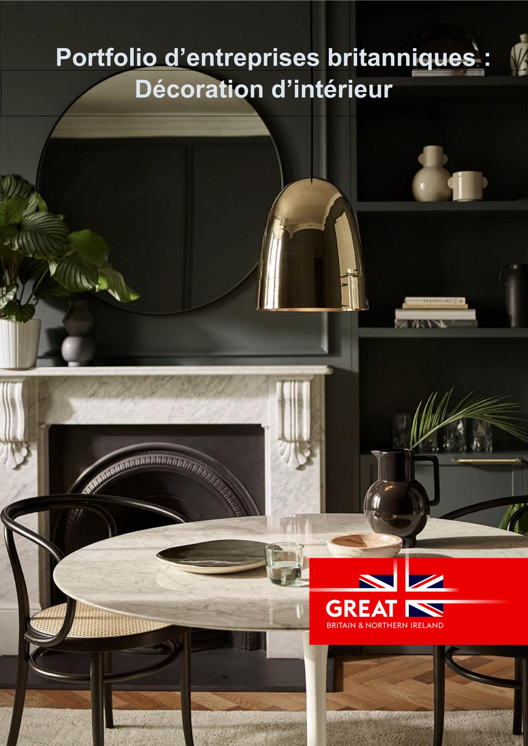 Portfolio d’entreprises britanniques : Décoration d’intérieur by ...