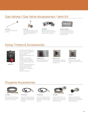 2022 Firegear Product 指南 第 21 页