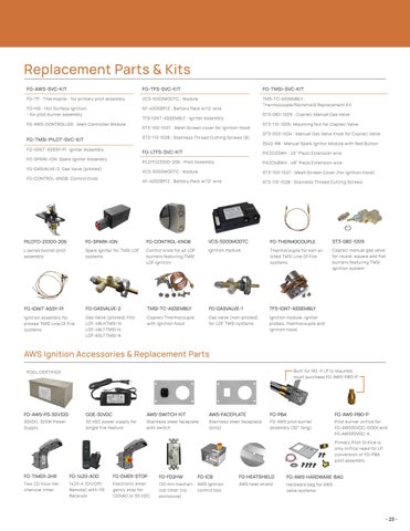 2022 Firegear Product 指南 第 23 页