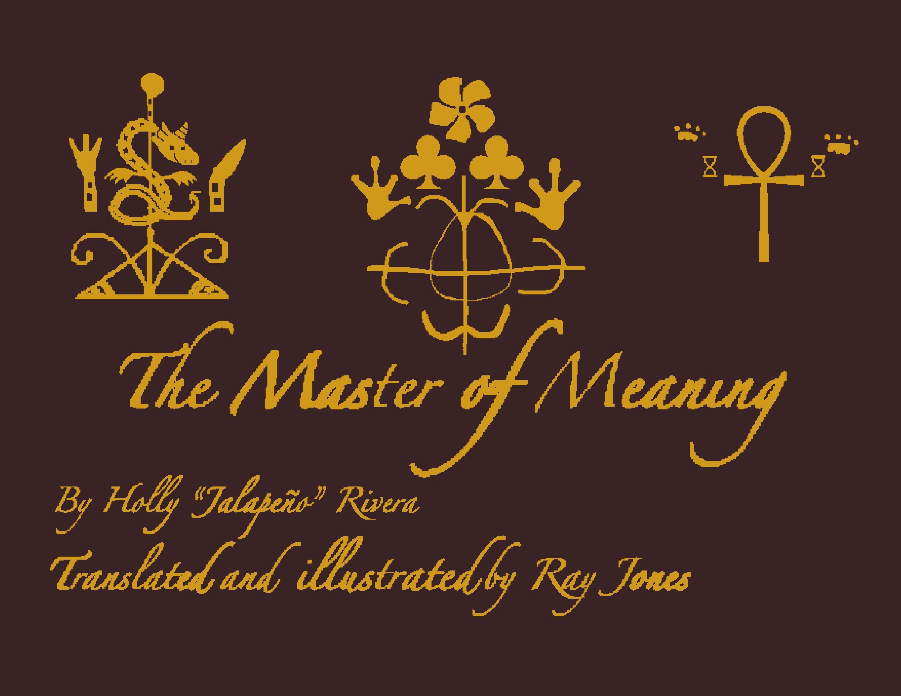 The Master of Meaning_Ray Jones by Bridges Education Group Issuu