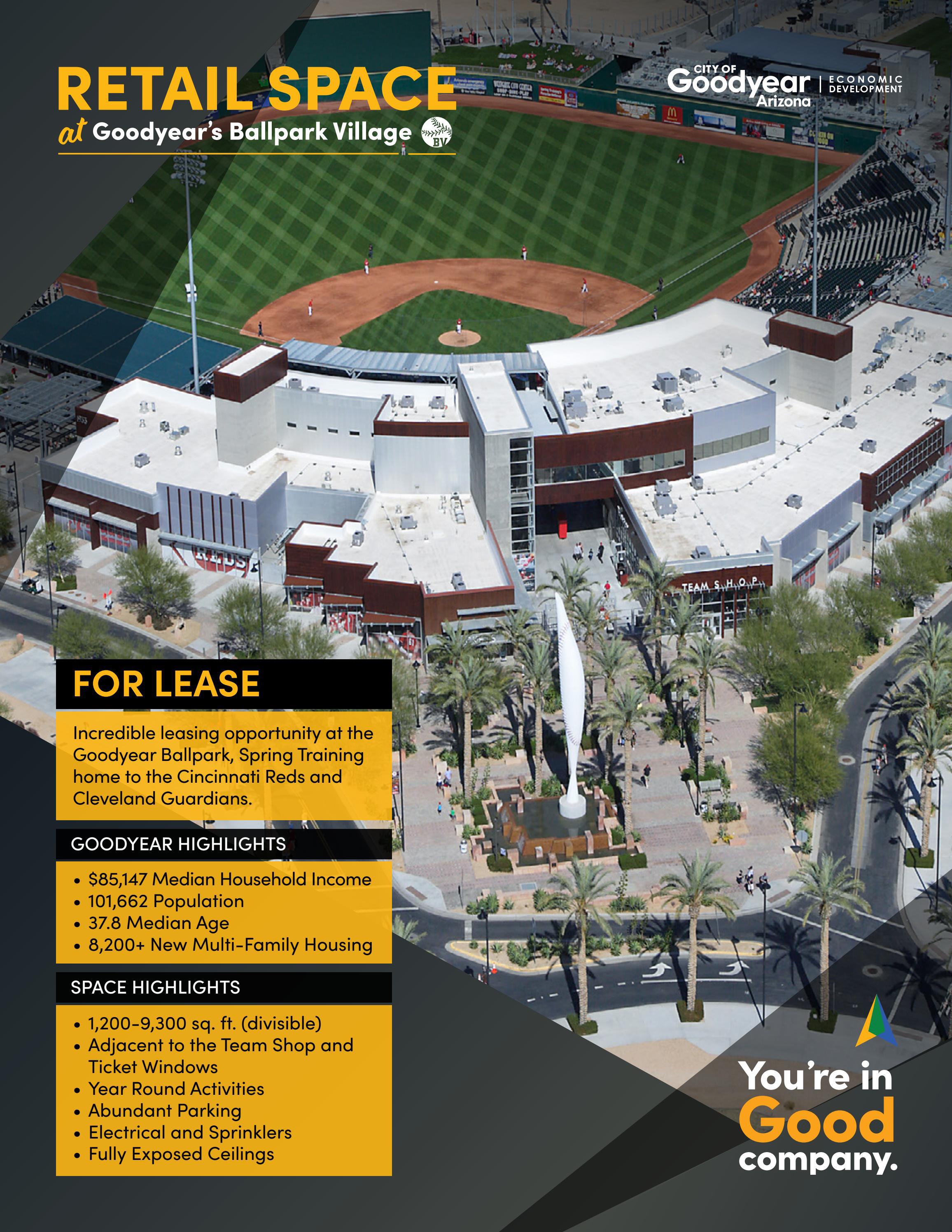 Retail Space at Goodyear Ballpark Village by gyecdev Issuu