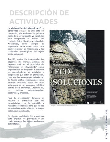 Servicio Social 106. Chinampas 英文 Movimiento. 第 8 页