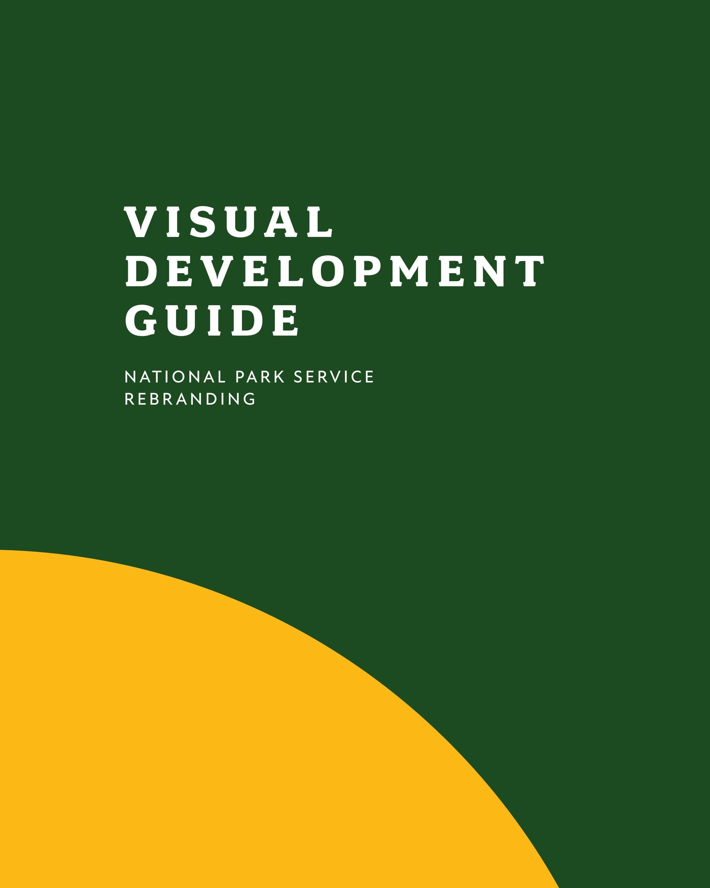 GR604 Visual Development Guide National Park Service Rebranding by ...