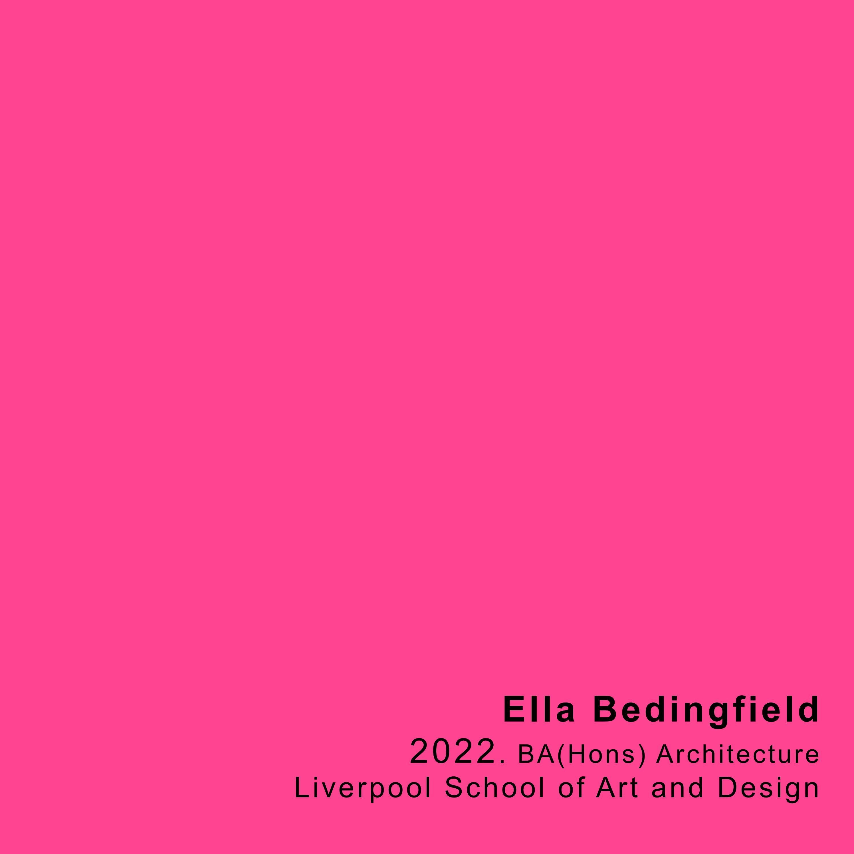 Bedingfield, Ella by ArchitectureLJMU Issuu