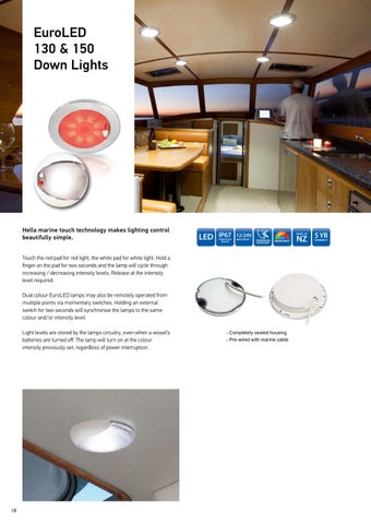 Hella marine 新品 and Overview 灯饰手册 English Australia 第 18 页