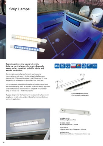 Hella marine 新品 and Overview 灯饰手册 English Australia 第 22 页