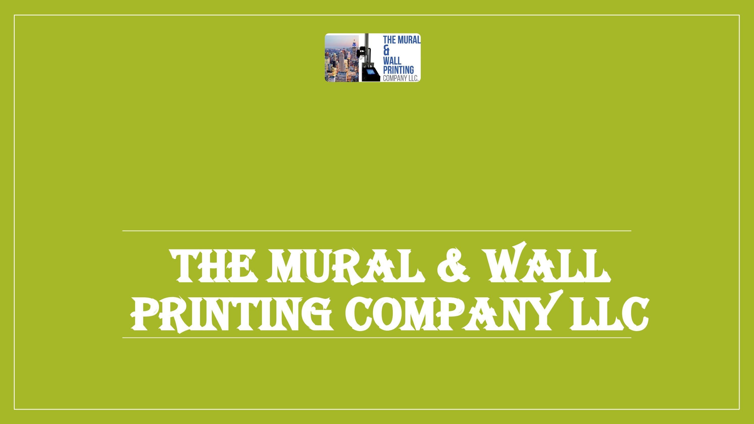 Mural Printing Company New Jersey by The Mural & Wall Printing Company