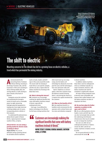 The shift to electric