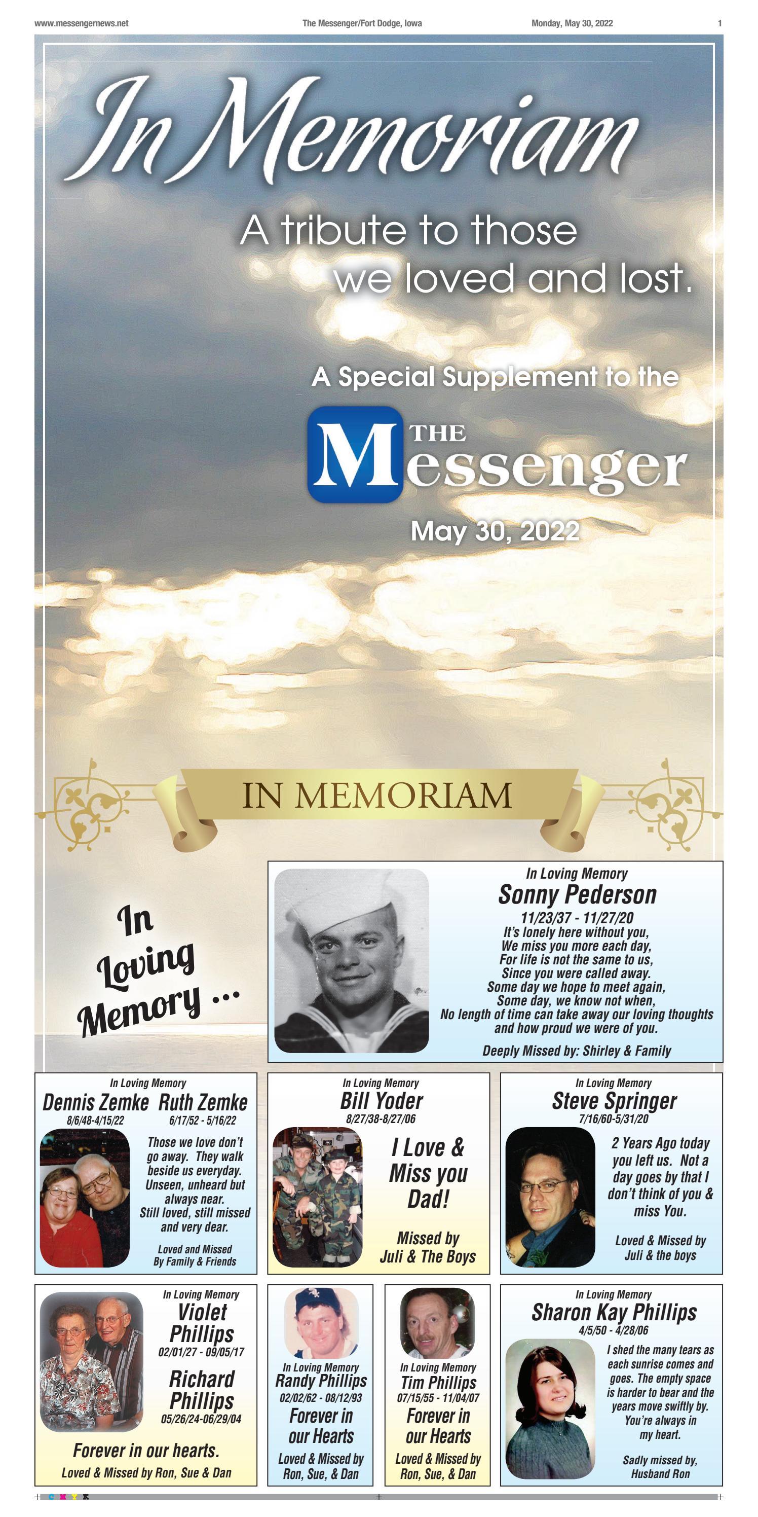 Fort Dodge Messenger Obituaries - mxy0h82