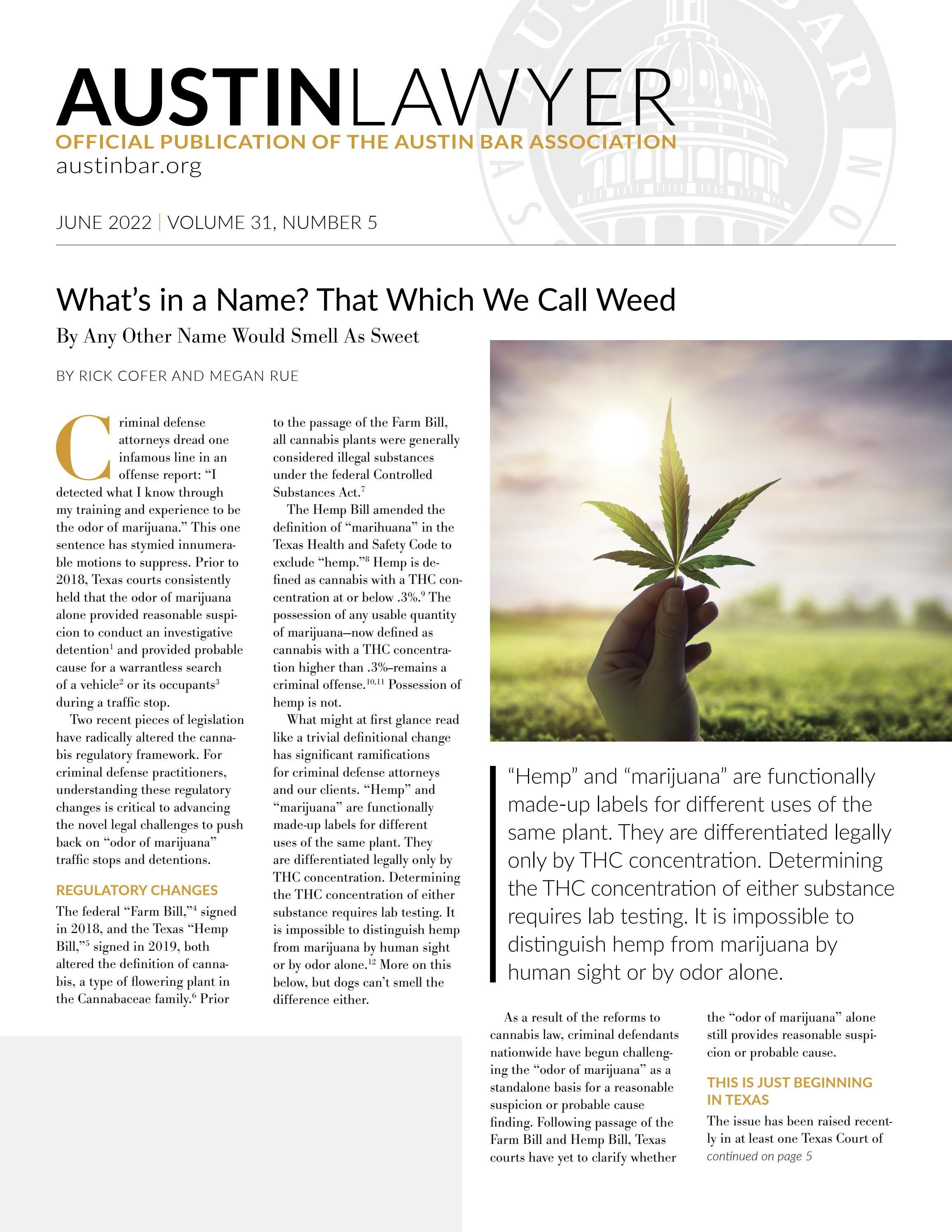 Austin Lawyer, June 2022 by Austin Bar Association Issuu