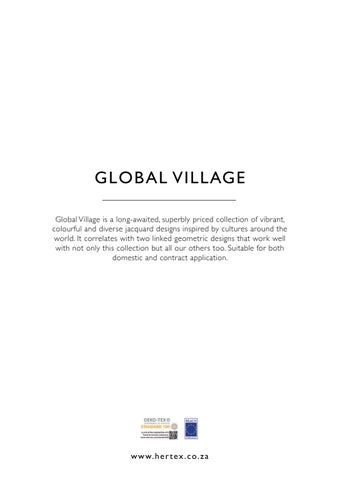 HertexHAUS Hertex 全球 Village Upholstery 灯饰产品集 第 2 页