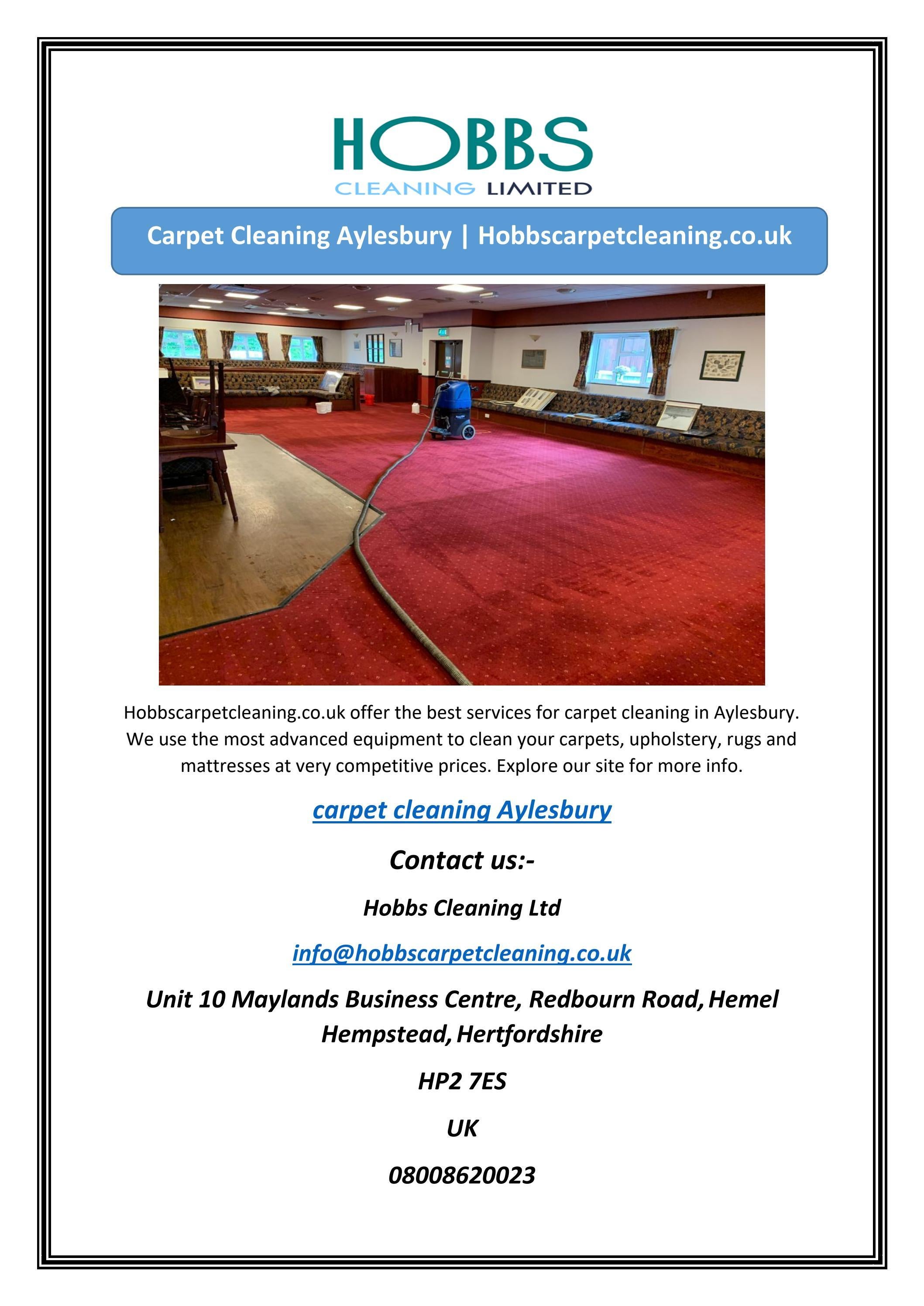 Carpet Cleaning Aylesbury Hobbscarpetcleaning.co.uk by Wisconsin Scrub & Sweep Issuu