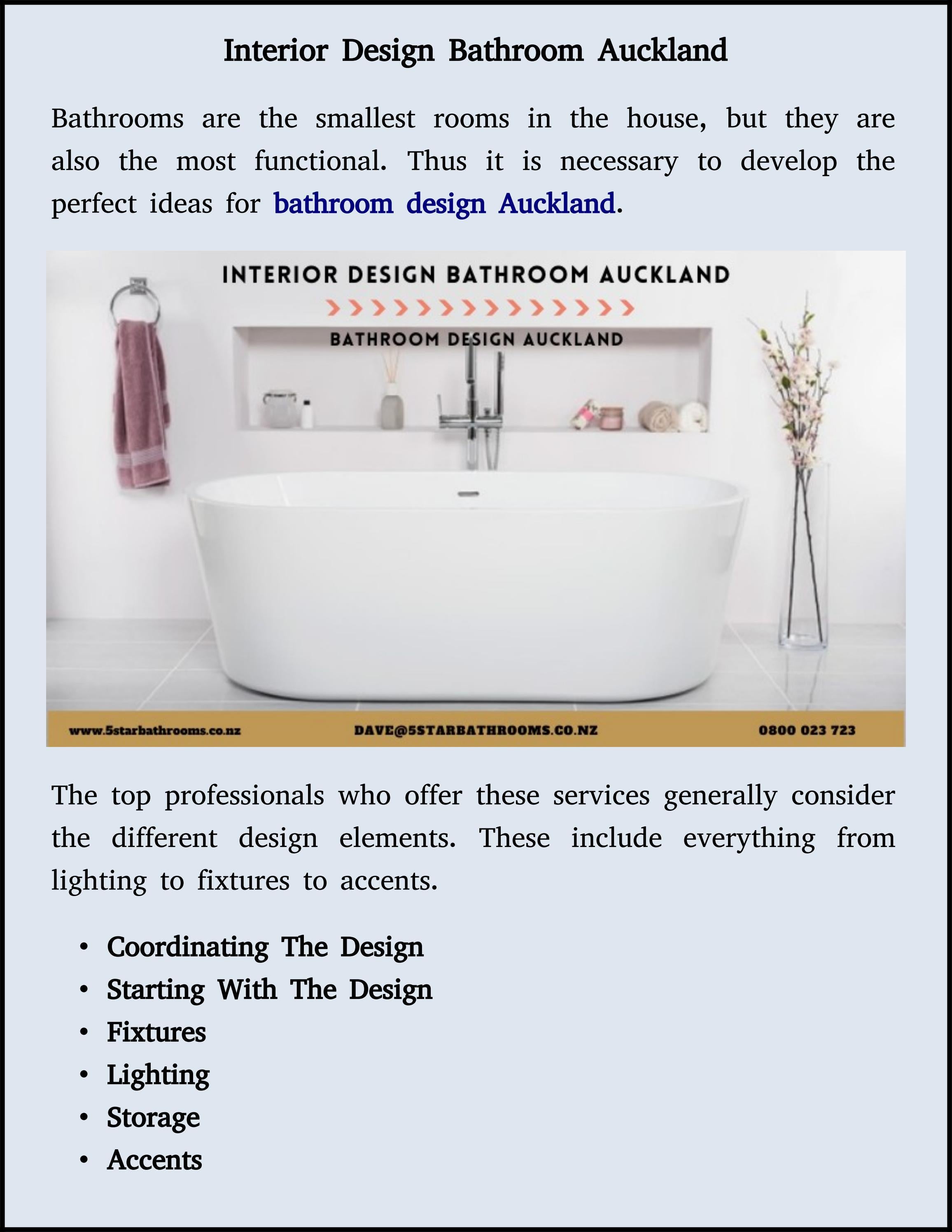 latest interior bathroom design in Auckland by 5star bathrooms Issuu