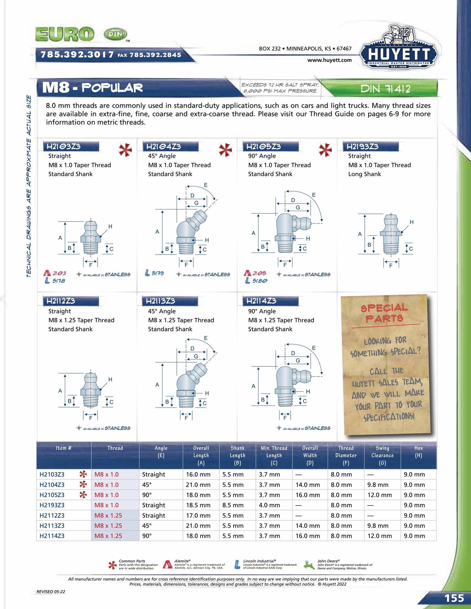 Huyett Grease Fittings Catalog by Huyett Issuu