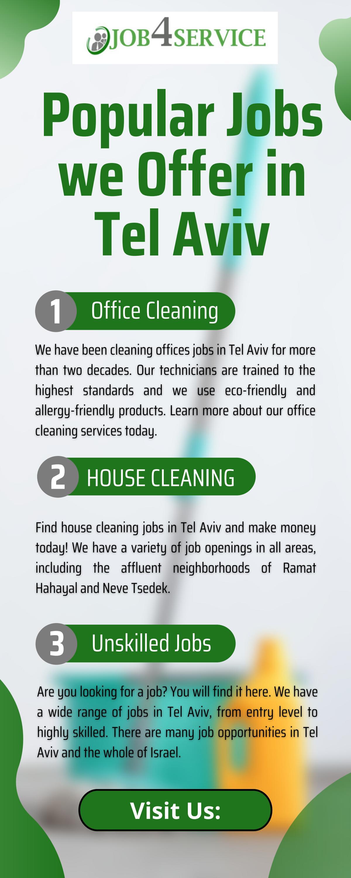 Popular Jobs we Offer in Tel Aviv Job4service by job4service Issuu
