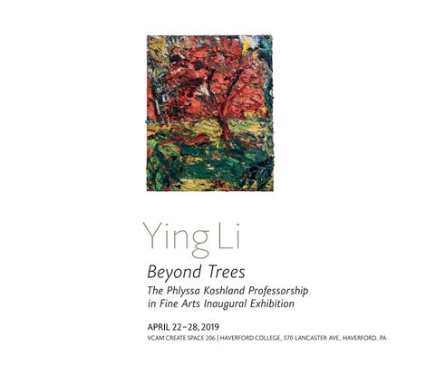 Ying Li: Beyond Trees 第 3 页