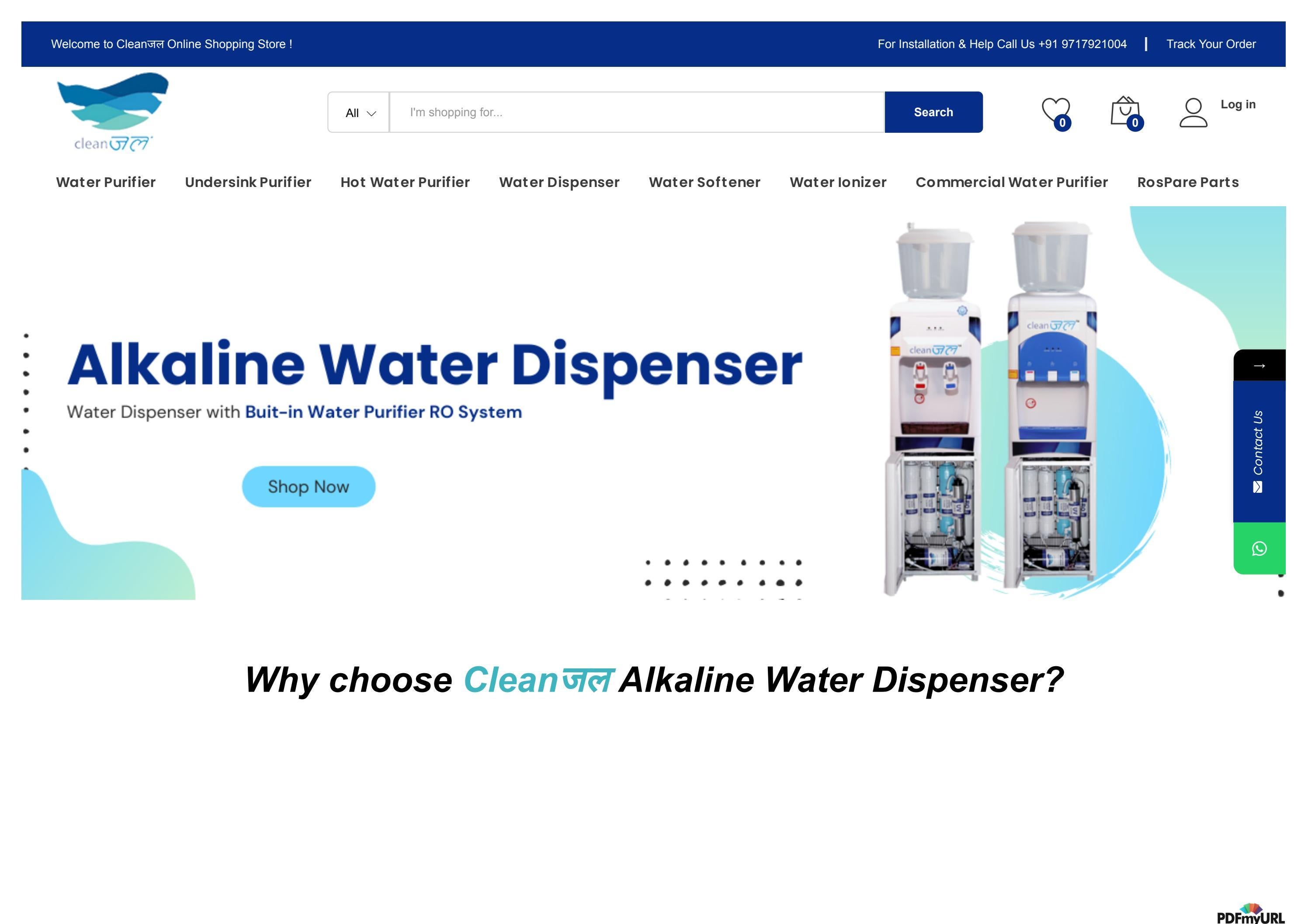 Alkaline Water Dispenser by Clean Jal Issuu