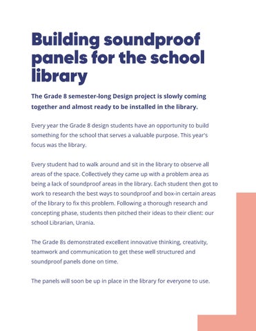 Copenhagen International School 灯饰目录 · Spotlights 期 4 - June 2022 第 21 页