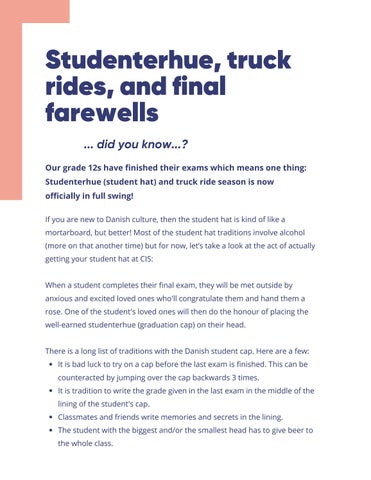 Copenhagen International School 灯饰目录 · Spotlights 期 4 - June 2022 第 24 页