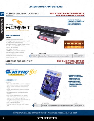 Putco Point of Purchase Display Flyer 第 2 页
