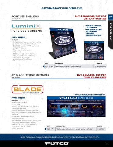 Putco Point of Purchase Display Flyer 第 3 页
