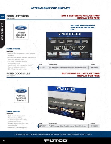 Putco Point of Purchase Display Flyer 第 6 页