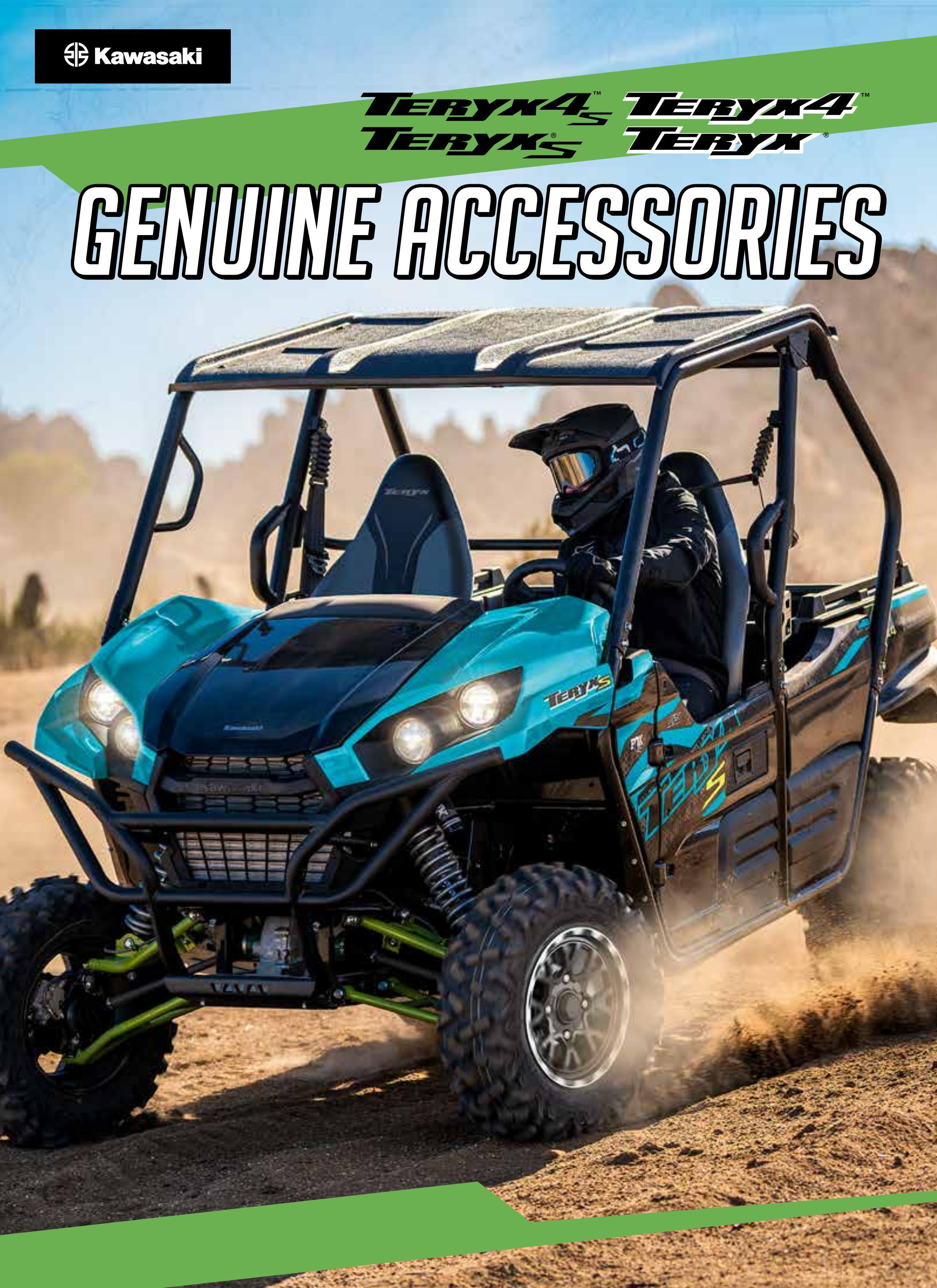 Teryx4™ S, Teryx4™, Teryx® S, & Teryx® Kawasaki Genuine Accessories