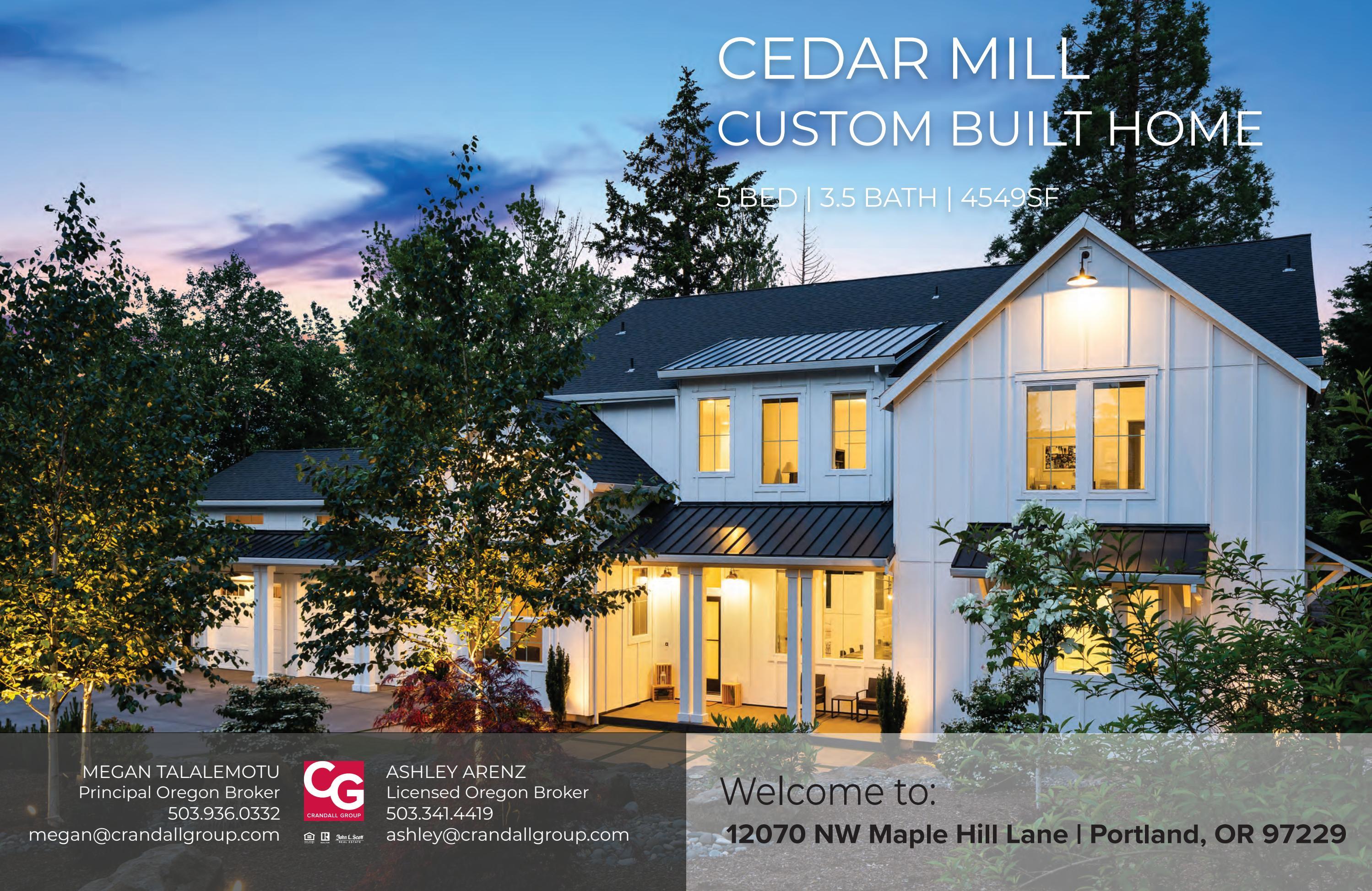 12070 NW Maple Hill Lane by Crandall Group John L. Scott Real Estate