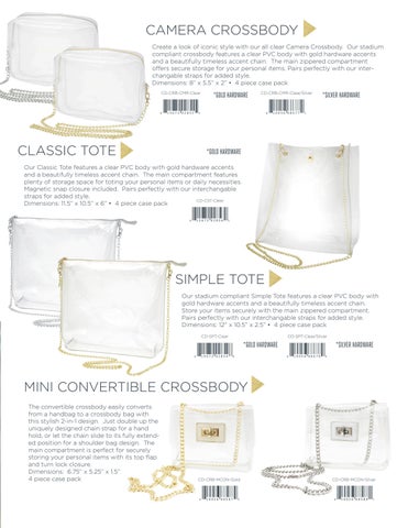 Capri Designs Clear Fashion Clear Bag × Purse - Fall 2022 Supplement 灯饰目录 第 XI 第 11 页