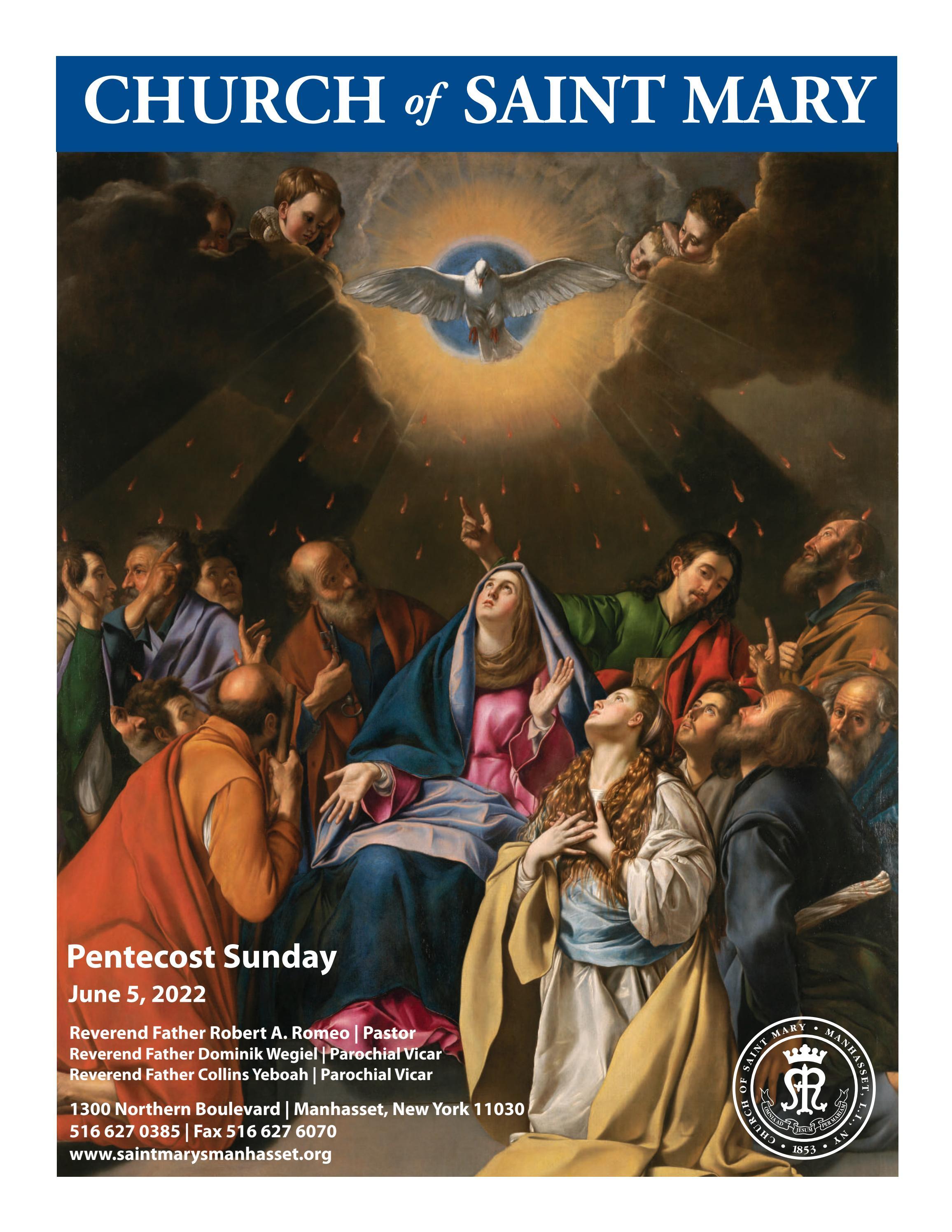Church of Saint Mary Parish Bulletin June 5, 2022 by Church and Schools of Saint Mary Issuu