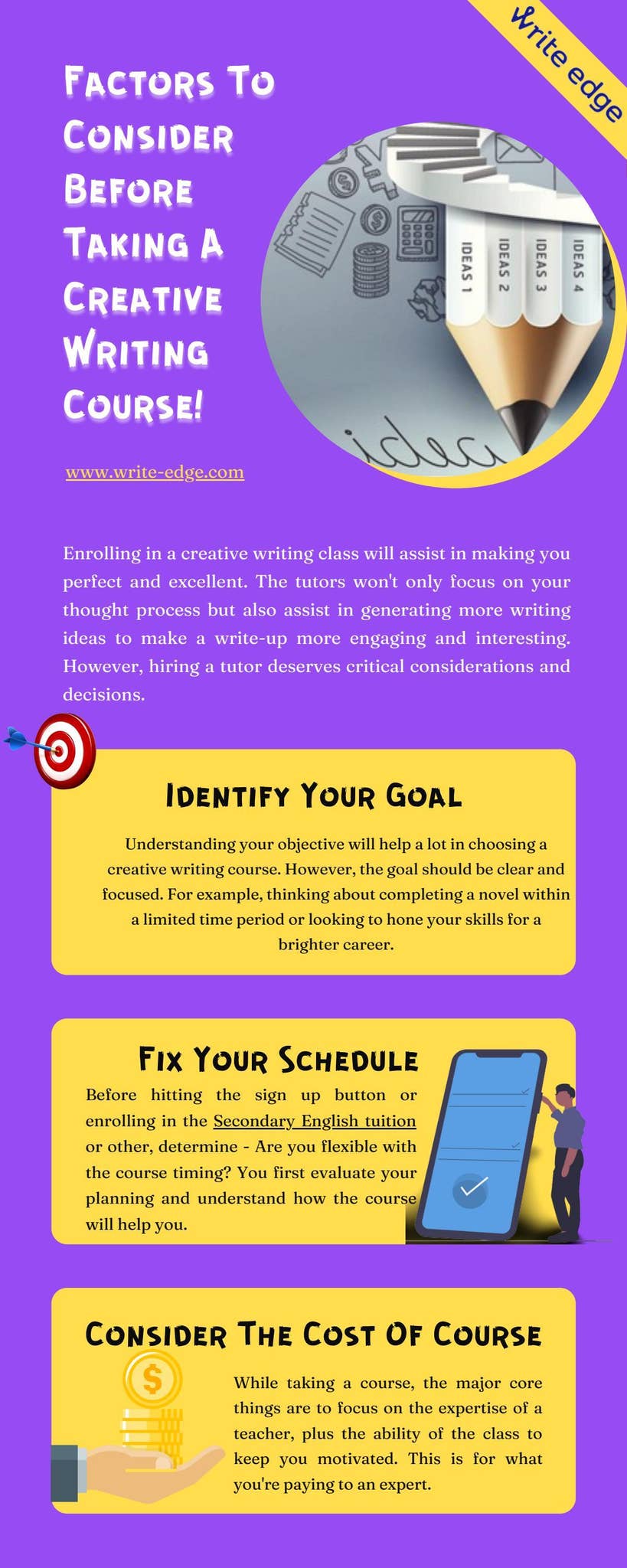 Course Writing Tips Things To Consider While Picking Writing Course by write Edge - Issuu